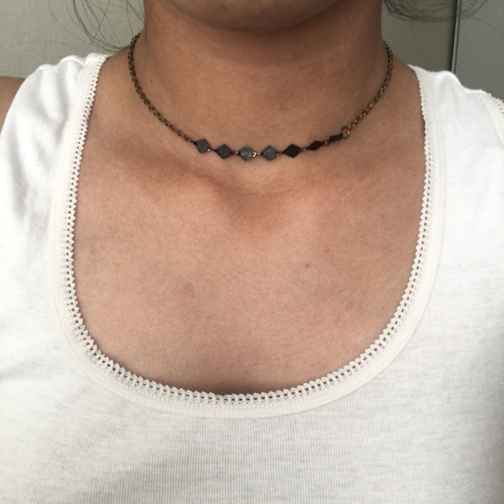 Cute black choker necklace